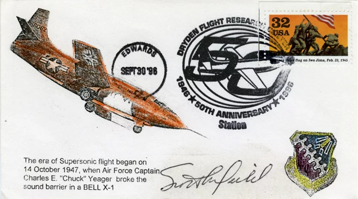 Scott Crossfield autograph