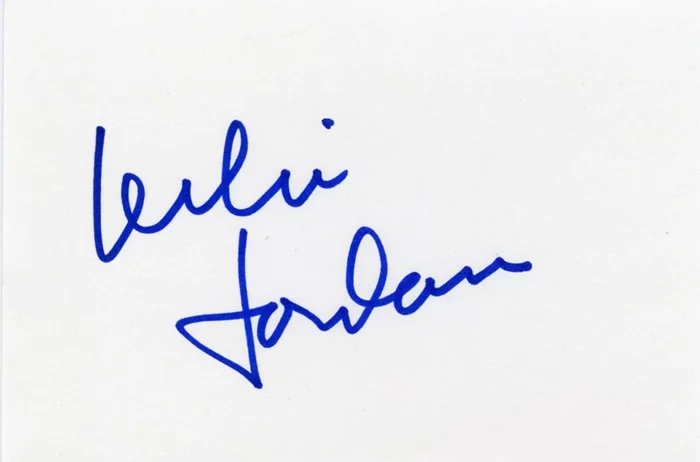 Leslie Jordan autograph