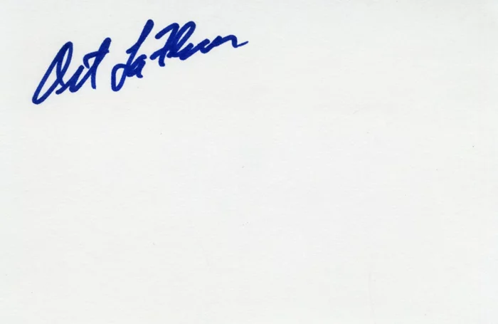 Art LaFleur autograph