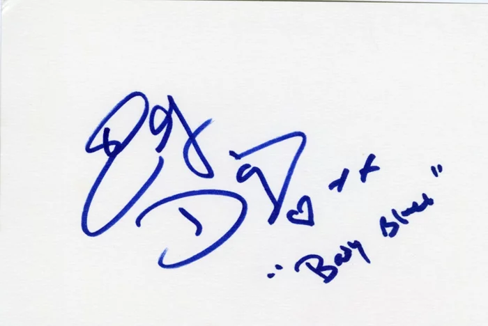 E.G. Daily autograph