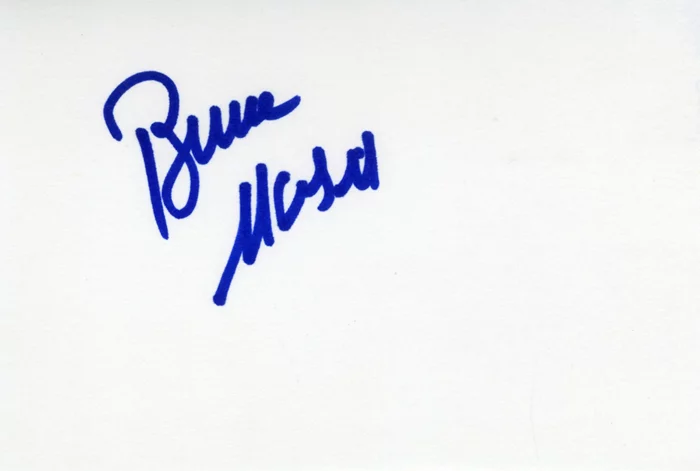 Bruce McGill autograph
