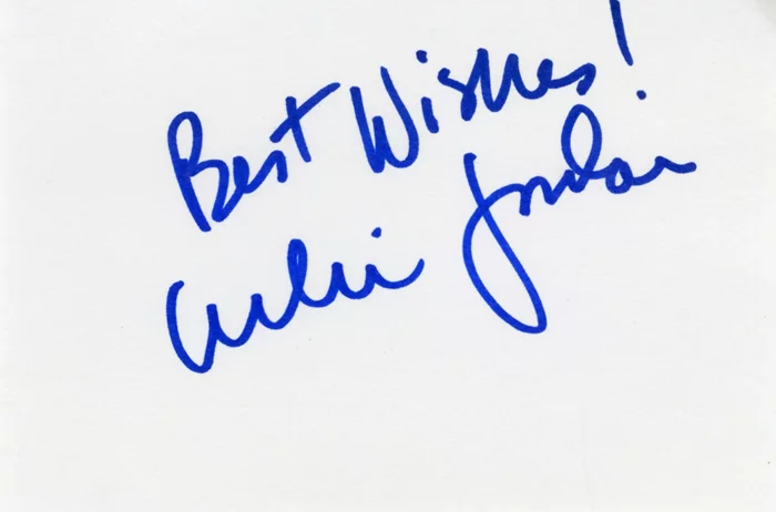 Leslie Jordan autograph