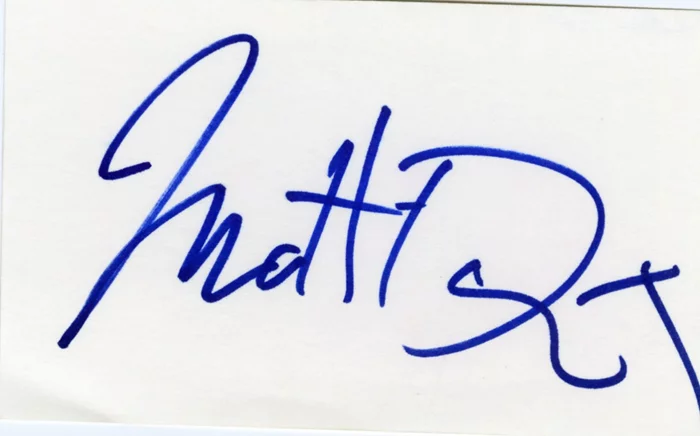 Matthew Davis autograph