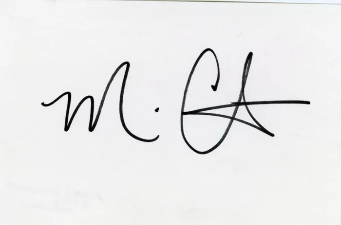 Morris Chestnut autograph