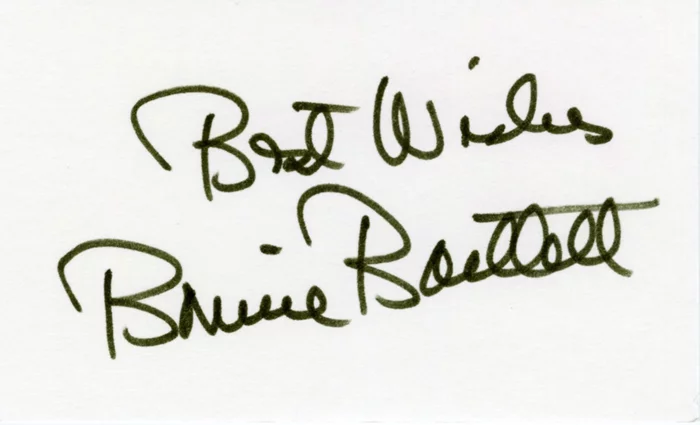 Bonnie Bartlett autograph
