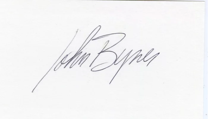 John Byner autograph