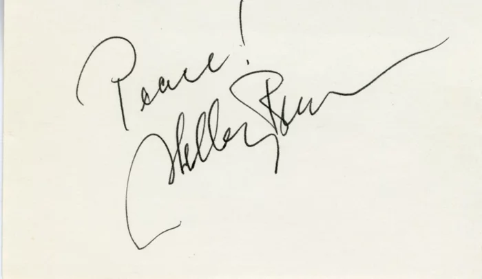 Shelley Berman autograph