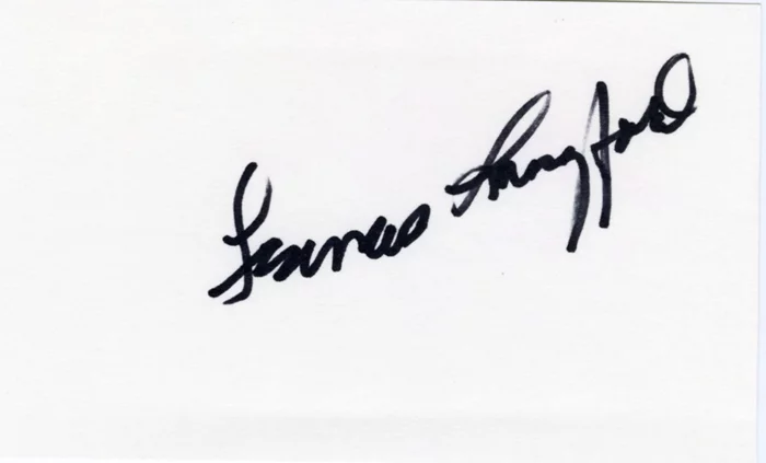 Frances Langford autograph