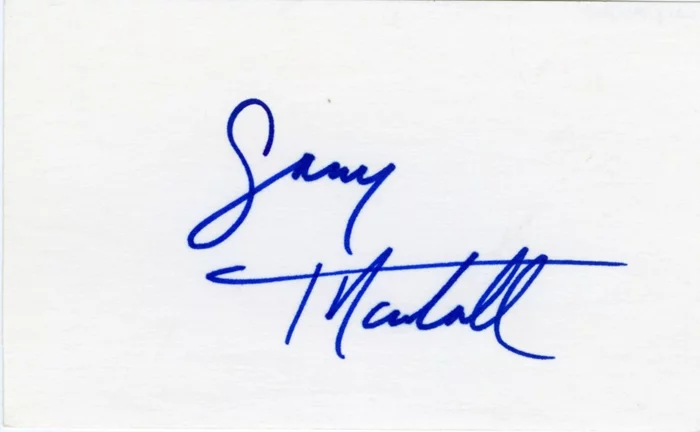 Garry Marshall autograph