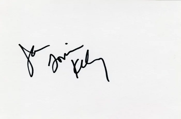 Jean Louisa Kelly autograph