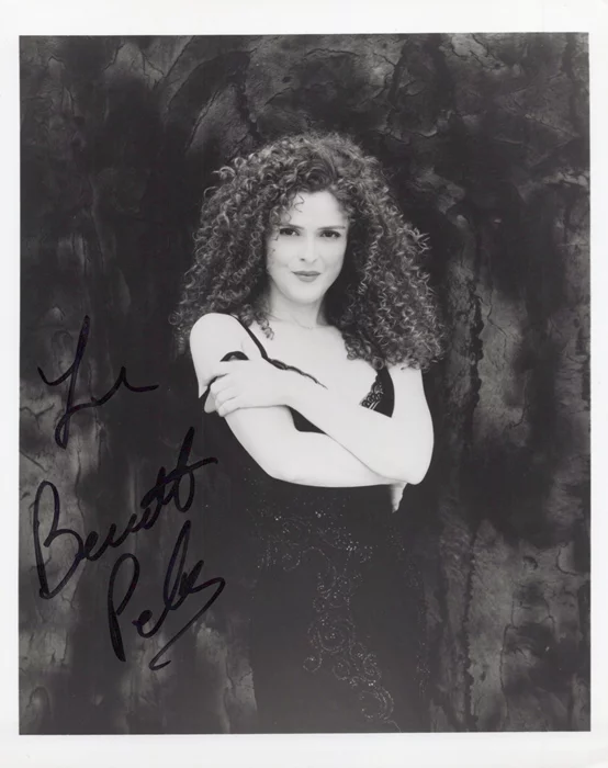 Bernadette Peters autograph