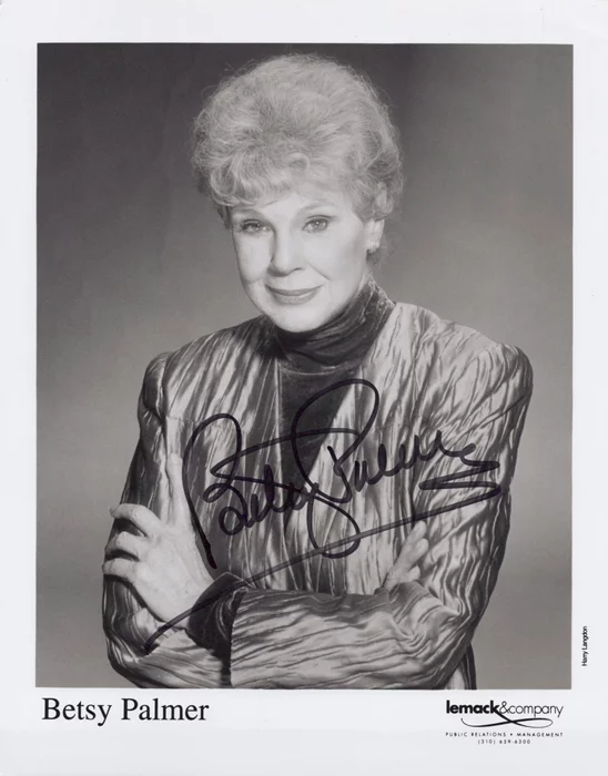Betsy Palmer autograph