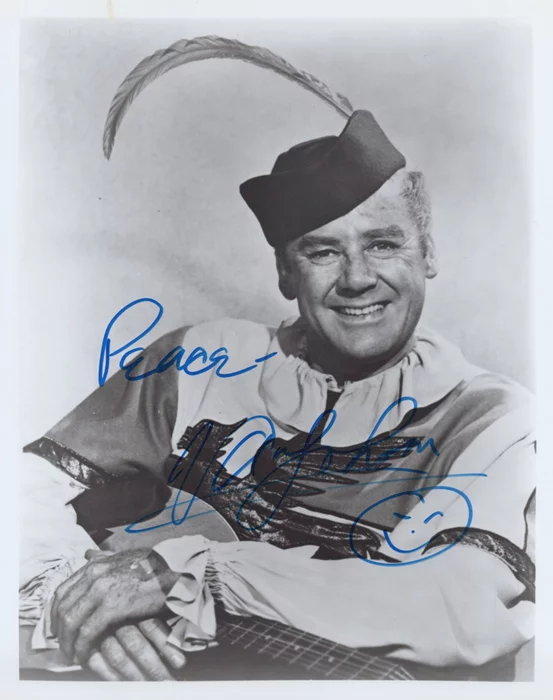 Van Johnson autograph