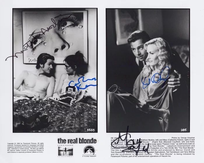 The Real Blonde autograph
