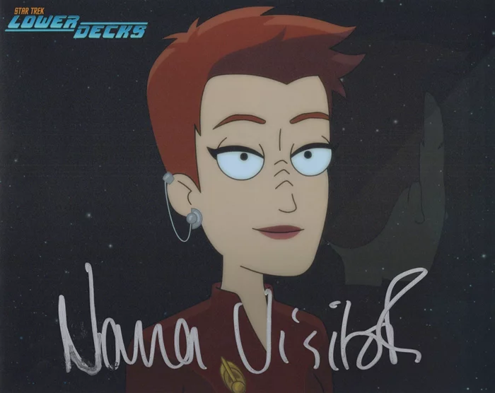 Nana Visitor autograph