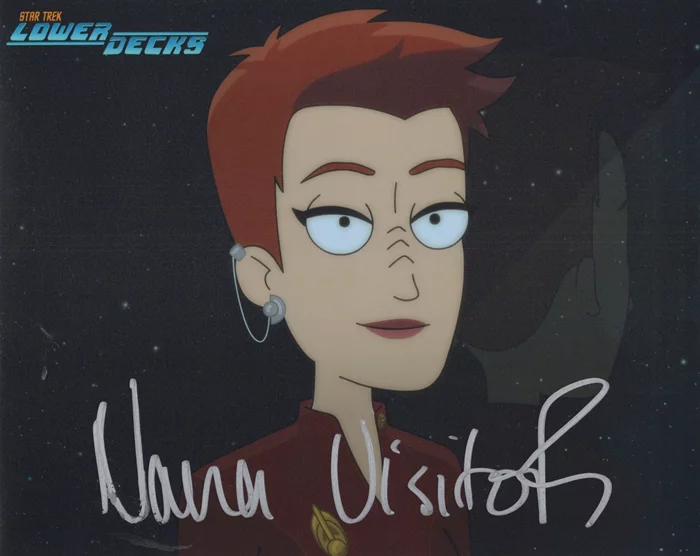 Nana Visitor autograph