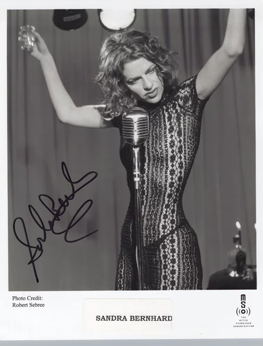 Sandra Bernhard autograph