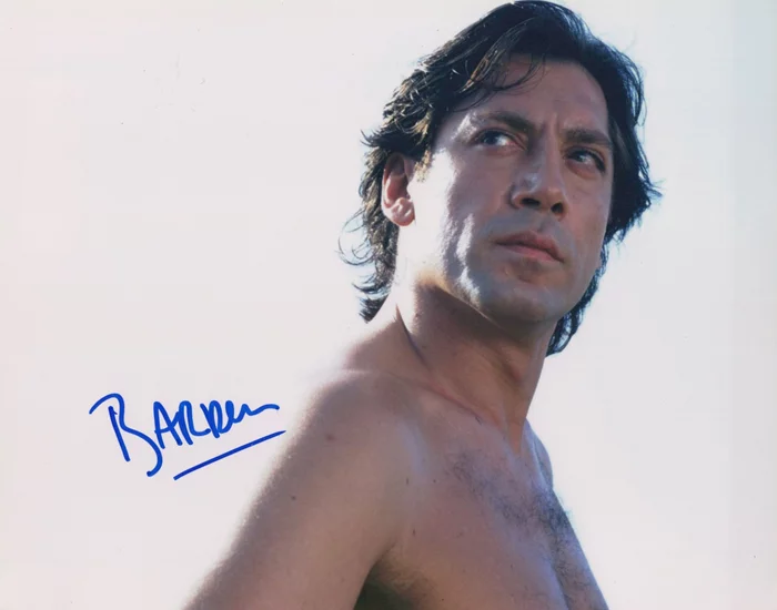Javier Bardem autograph