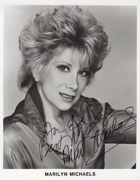 Marilyn Michaels autograph