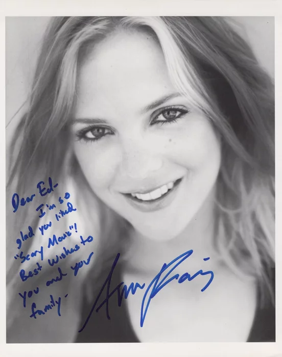 Anna Faris autograph