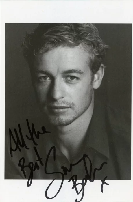 Simon Baker autograph