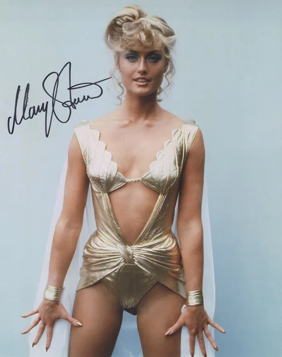 Mary Stavin autograph