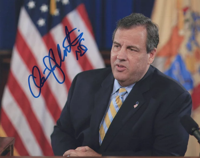 Chris Christie autograph