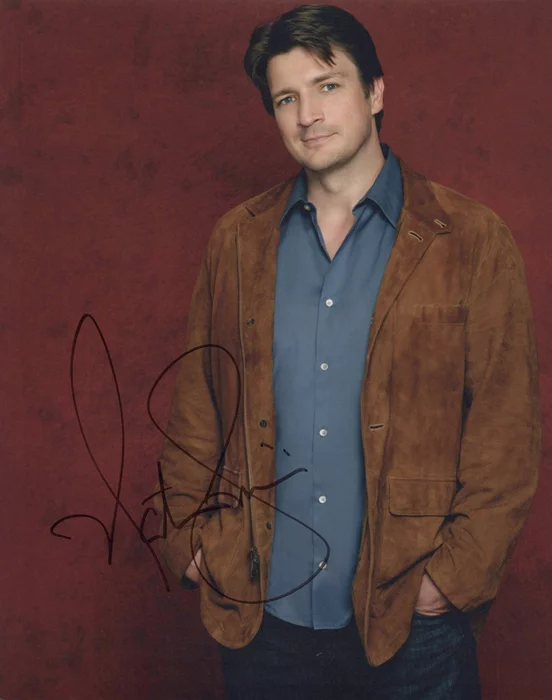 Nathan Fillion autograph