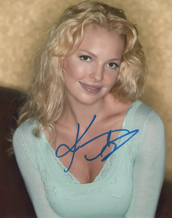 Katherine Heigl autograph