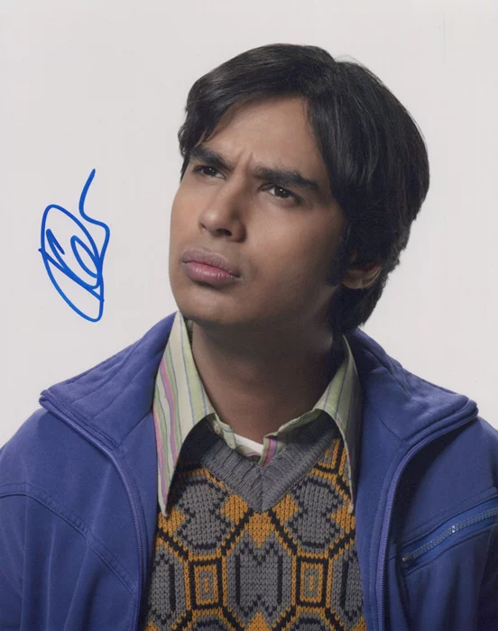 Kunal Nayyar autograph