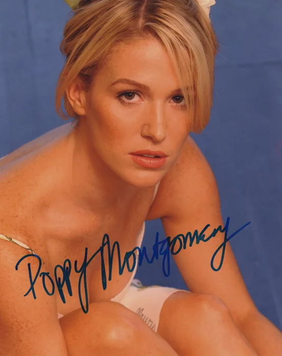 Poppy Montgomery autograph