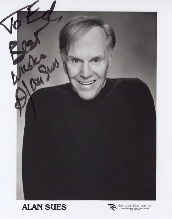Alan Sues autograph