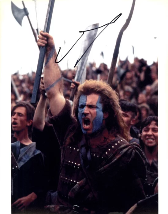 Mel Gibson autograph
