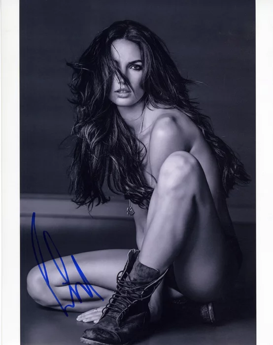 Lily Aldridge autograph