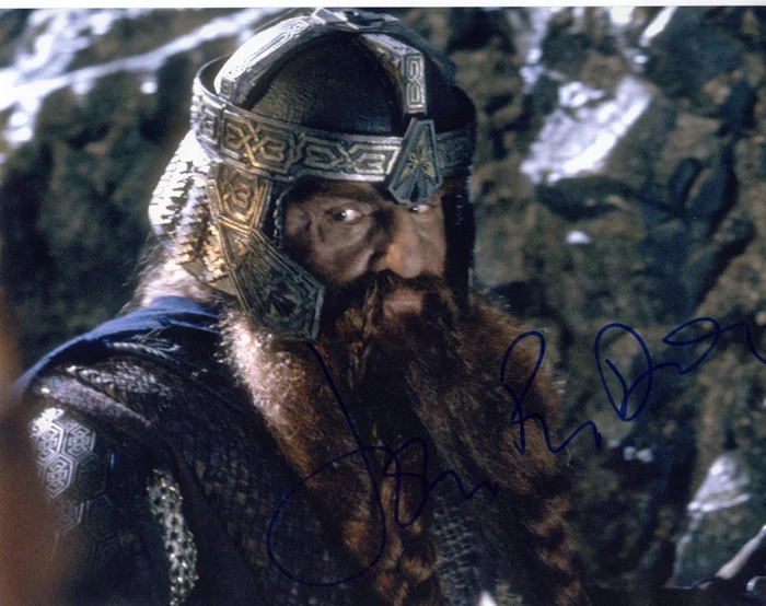 John Rhys-Davies autograph