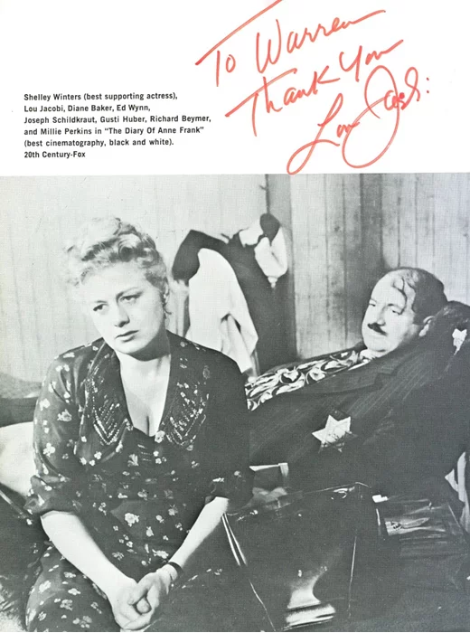 Lou Jacobi autograph