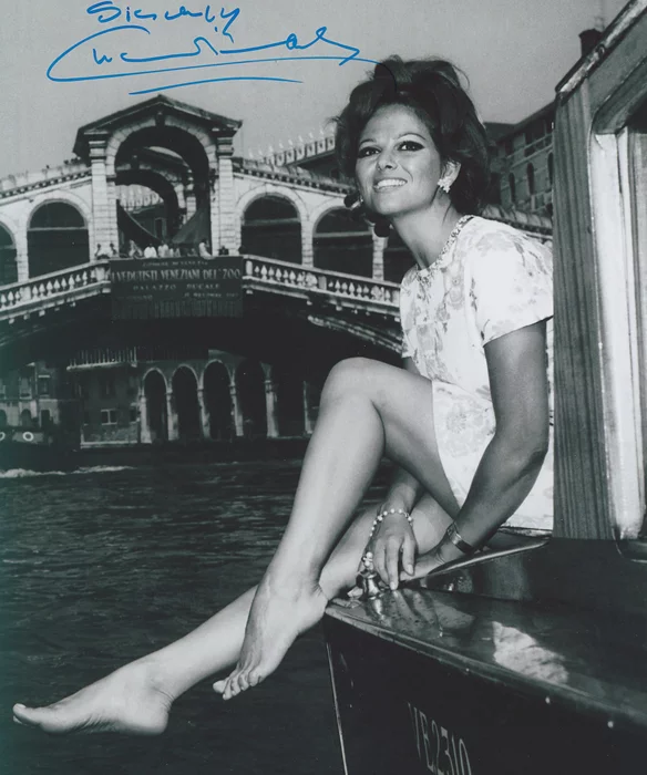 Claudia Cardinale autograph