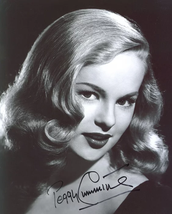 Peggy Cummins autograph