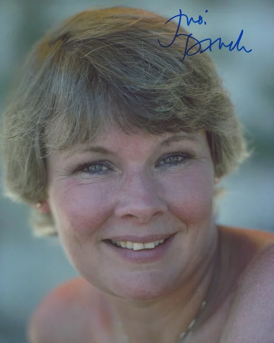 Judi Dench autograph