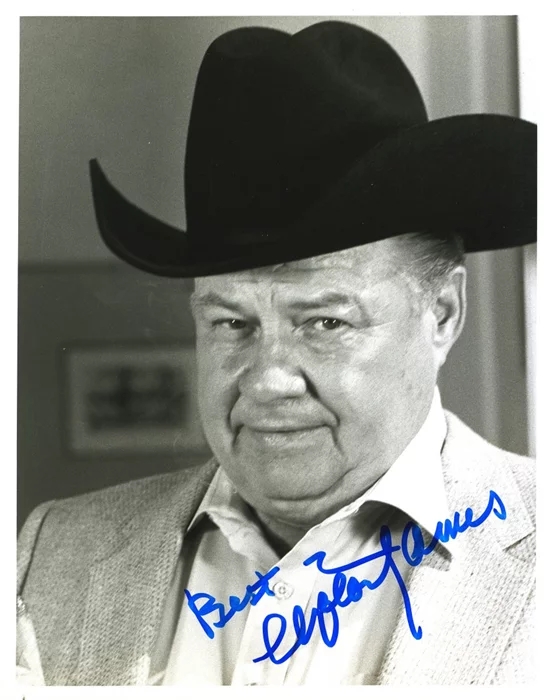 Clifton James autograph