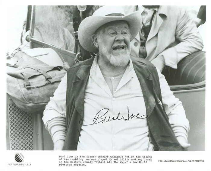 Burl Ives autograph
