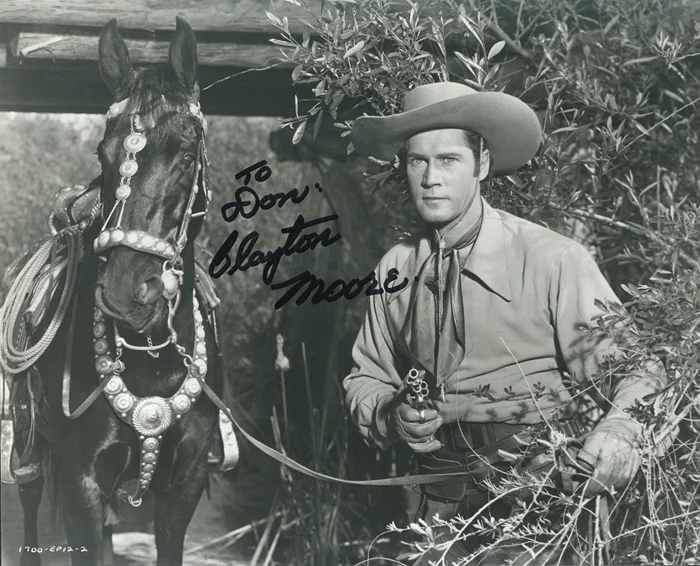 Clayton Moore autograph