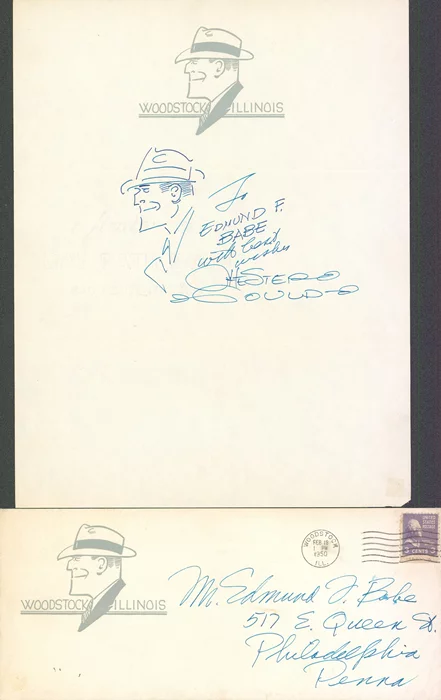 Chester Gould autograph
