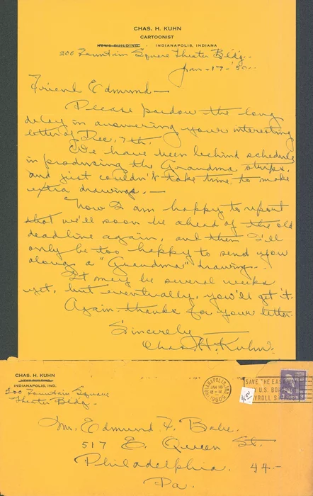 Charles Kuhn autograph