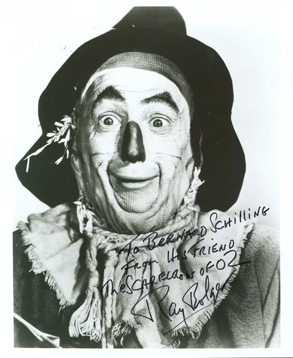 Ray Bolger autograph