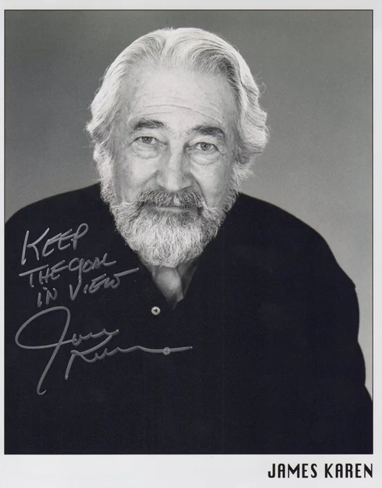 James Karen autograph