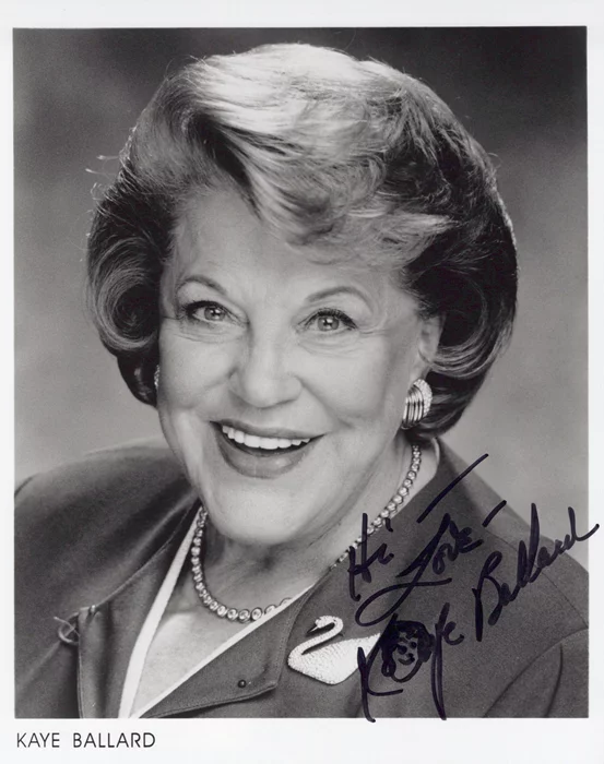 Kaye Ballard autograph