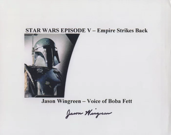 Jason Wingreen autograph