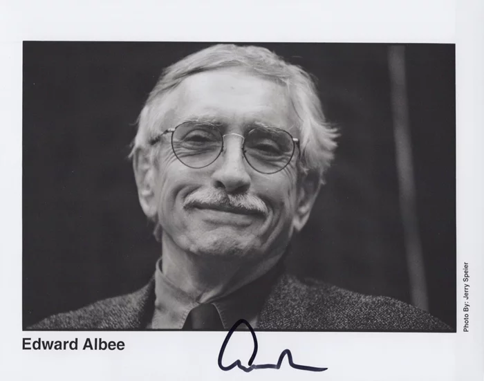 Edward Albee autograph