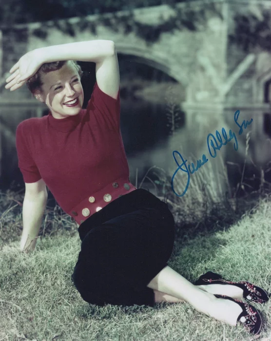 June Allyson autograph